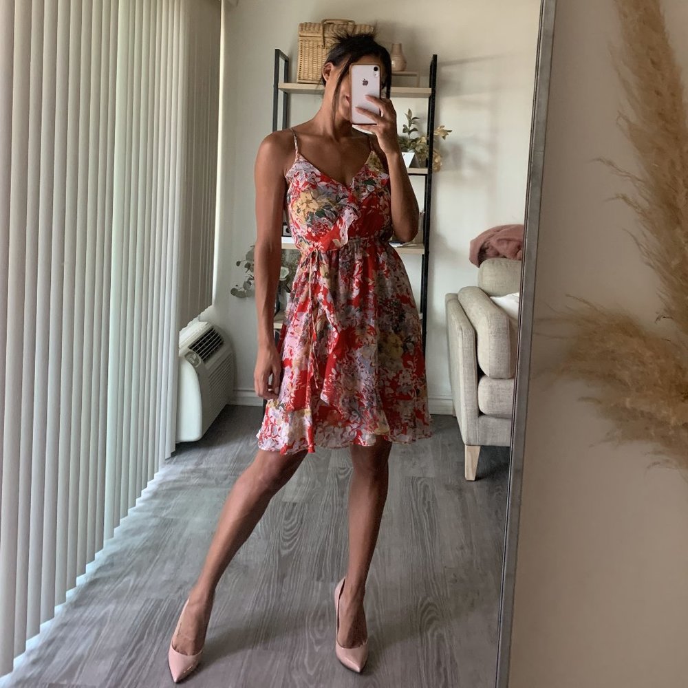 Floral Ruffle Dress